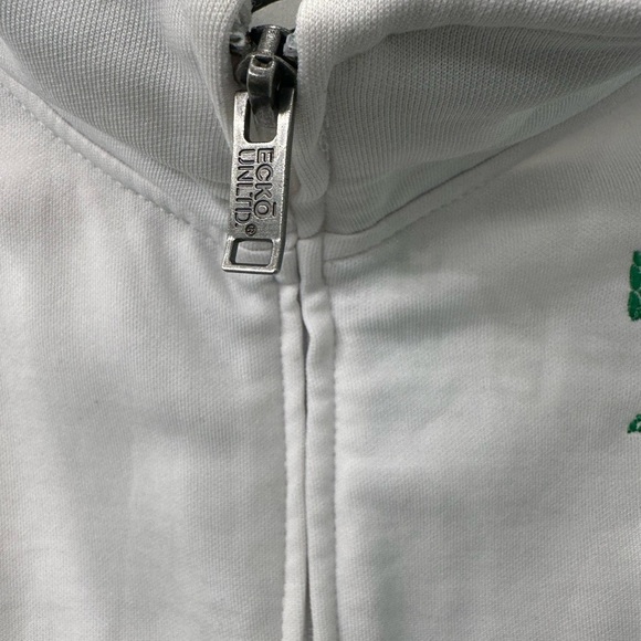 Vintage 90’s Y2K Ecko Unltd Green White Black Track Jacket Retro M - Picture 3 of 7